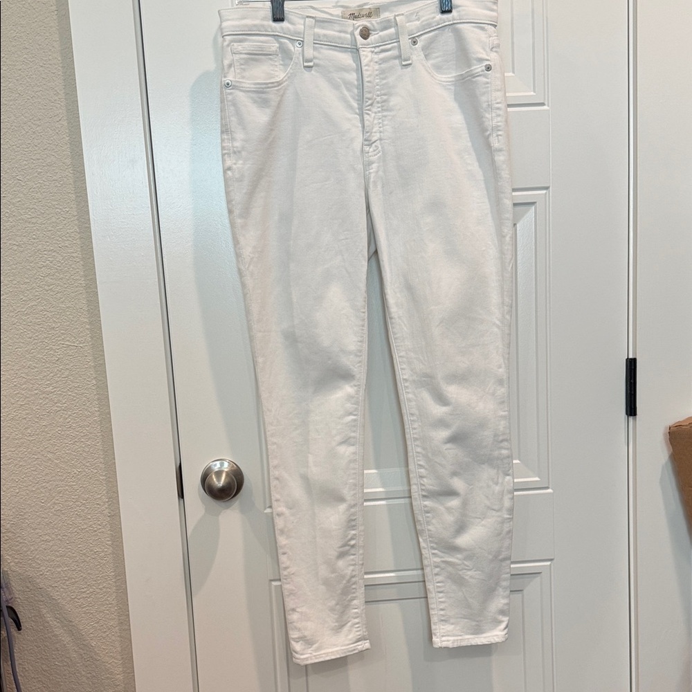 Madewell Women's Crisp White Skinny Jeans